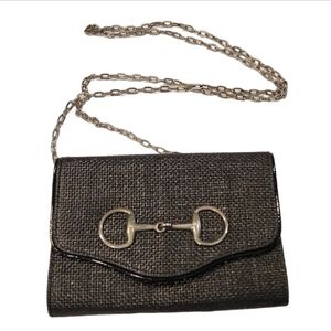 Bb Bee Woven Crossbody Evening Clutch